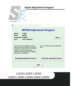 Epson Adjustment Program L3250 Series