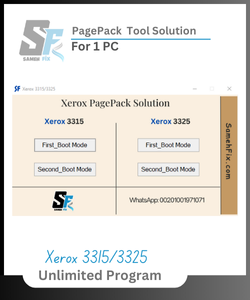 Xerox 3315/3325 PagePack Tool